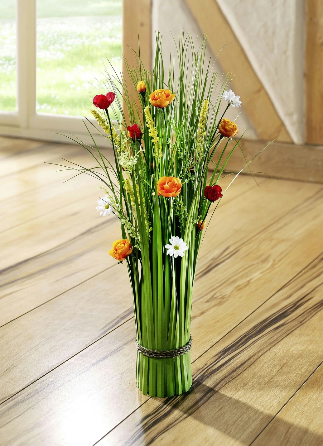 Deko-Gras Aus Hochwertigem Kunst Und Textilmaterial Gefertigt 3 Deko-Gras Aus Hochwertigem Kunst Und Textilmaterial Gefertigt