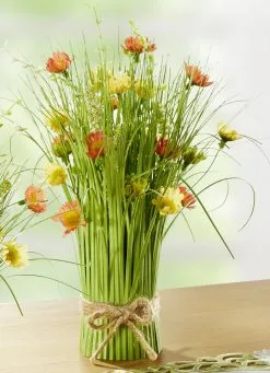 Frühlingsstrauß In Natürlichen Farben 7 Frühlingsstrauß In Natürlichen Farben -Kunst Textilpflanzen Verkäufe fruehlingsstrauss in natuerlichen farben farbe gruen orange gelb 2