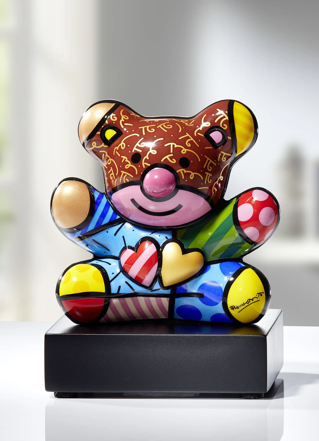 Handbemalter Teddybär Aus Dem Hause Goebel 3 Handbemalter Teddybär Aus Dem Hause Goebel