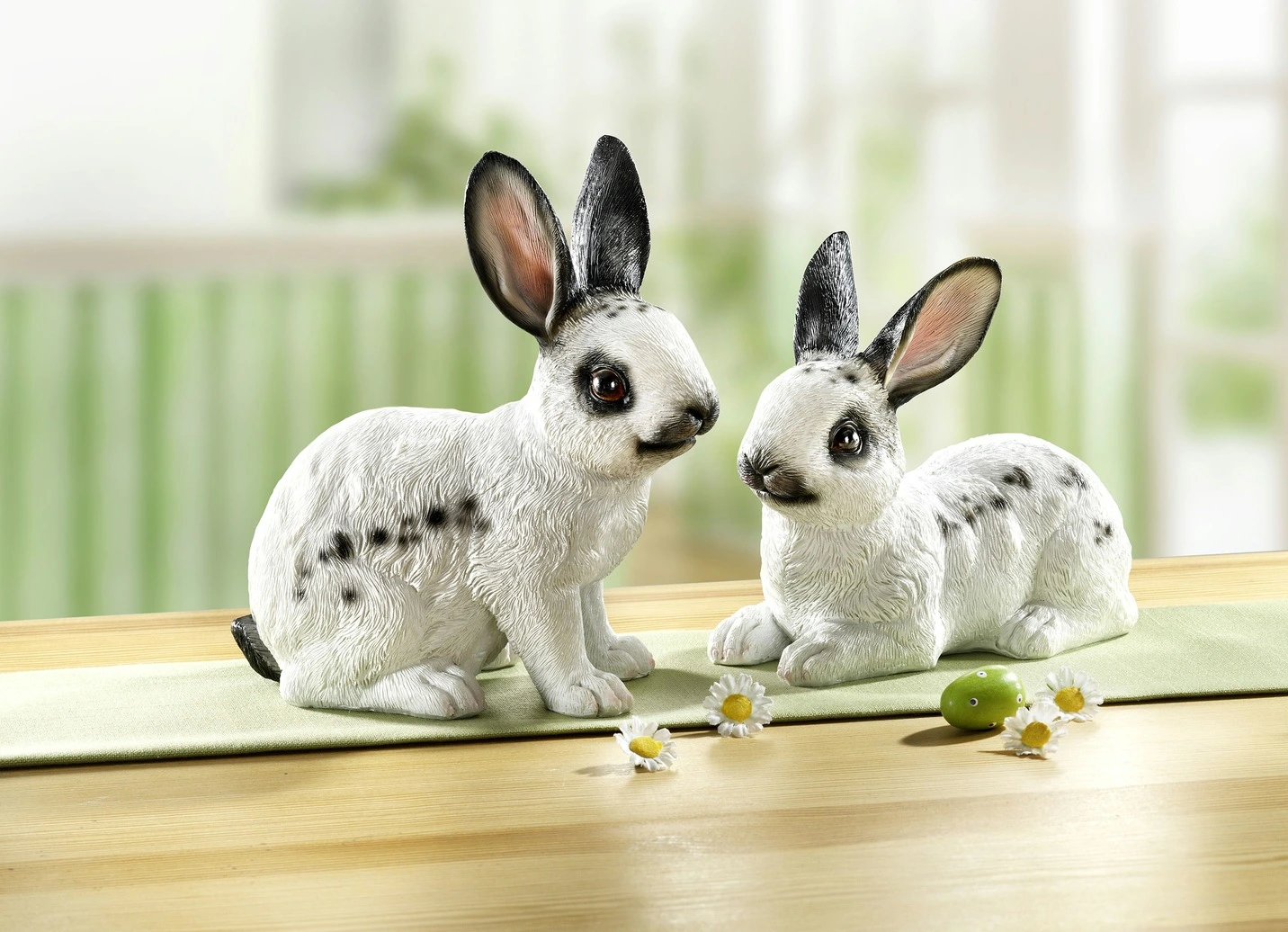 Hasen Aus Polyresin, 2er-Set 3 Hasen Aus Polyresin, 2er-Set