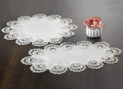 Herrliche Accessoires Aus Plauener Spitze -Kunst Textilpflanzen Verkäufe herrliche accessoires aus plauener spitze farbe creme groesse 301 2