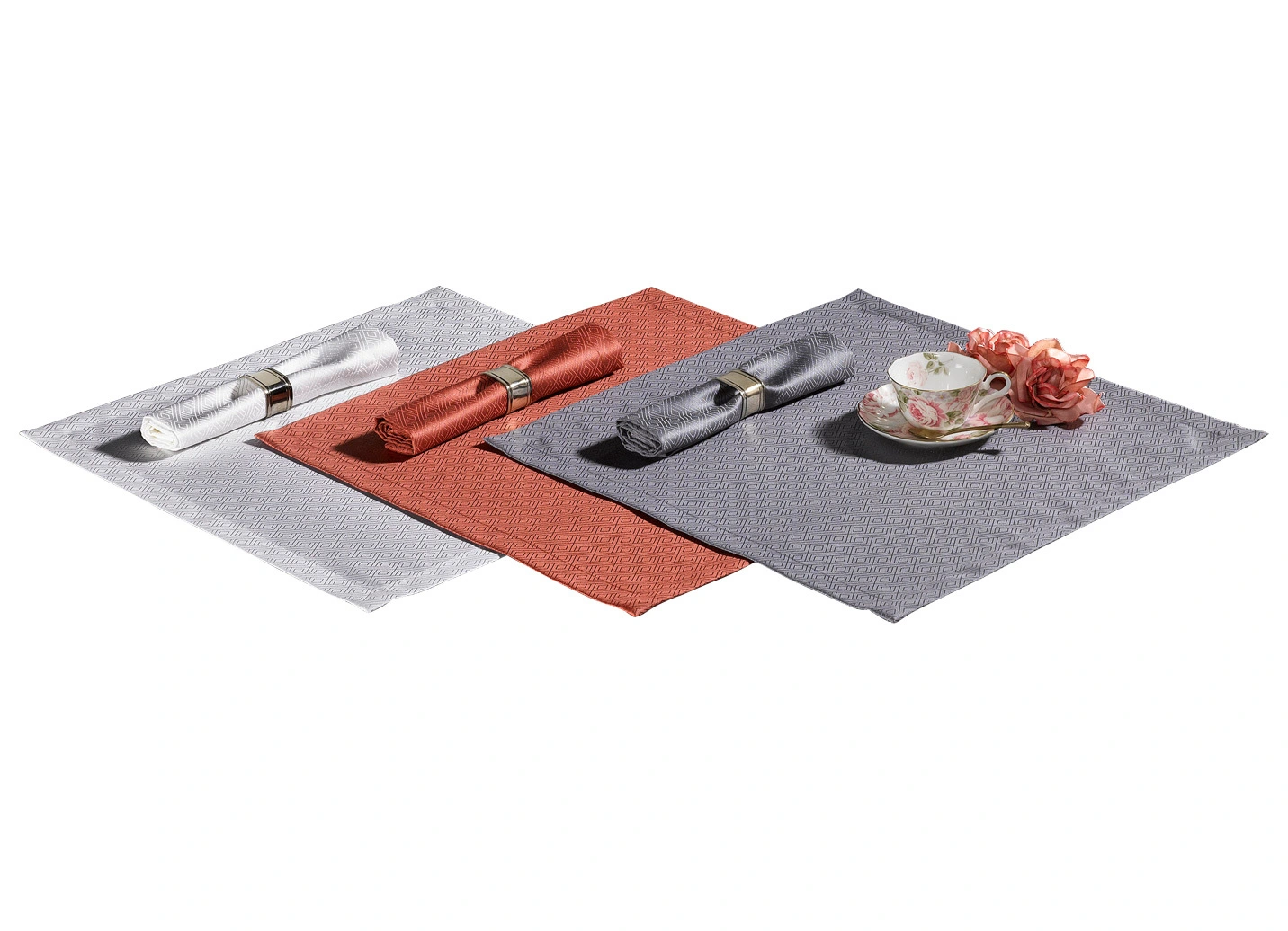 Hochwertige Damast-Tischdekoration 4 Hochwertige Damast-Tischdekoration – Bild 2