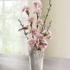 Kirschblütenzweige Im Tontopf 1 Kirschblütenzweige Im Tontopf -Kunst Textilpflanzen Verkäufe kirschbluetenzweige im tontopf farbe rosa
