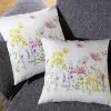 Kissenbezüge Mit Blumenwiesen-Motiven, 2er-Set -Kunst Textilpflanzen Verkäufe kissenbezuege mit blumenwiesen motiven 2er set farbe bunt
