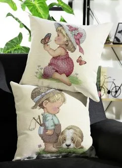 Kissenbezüge Mit Reißverschluss -Kunst Textilpflanzen Verkäufe kissenbezuege mit reissverschluss farbe bunt 3