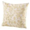 Kissenbezug Mit Hübschem Blättermotiv -Kunst Textilpflanzen Verkäufe kissenbezug mit huebschem blaettermotiv farbe weiss gold groesse 905