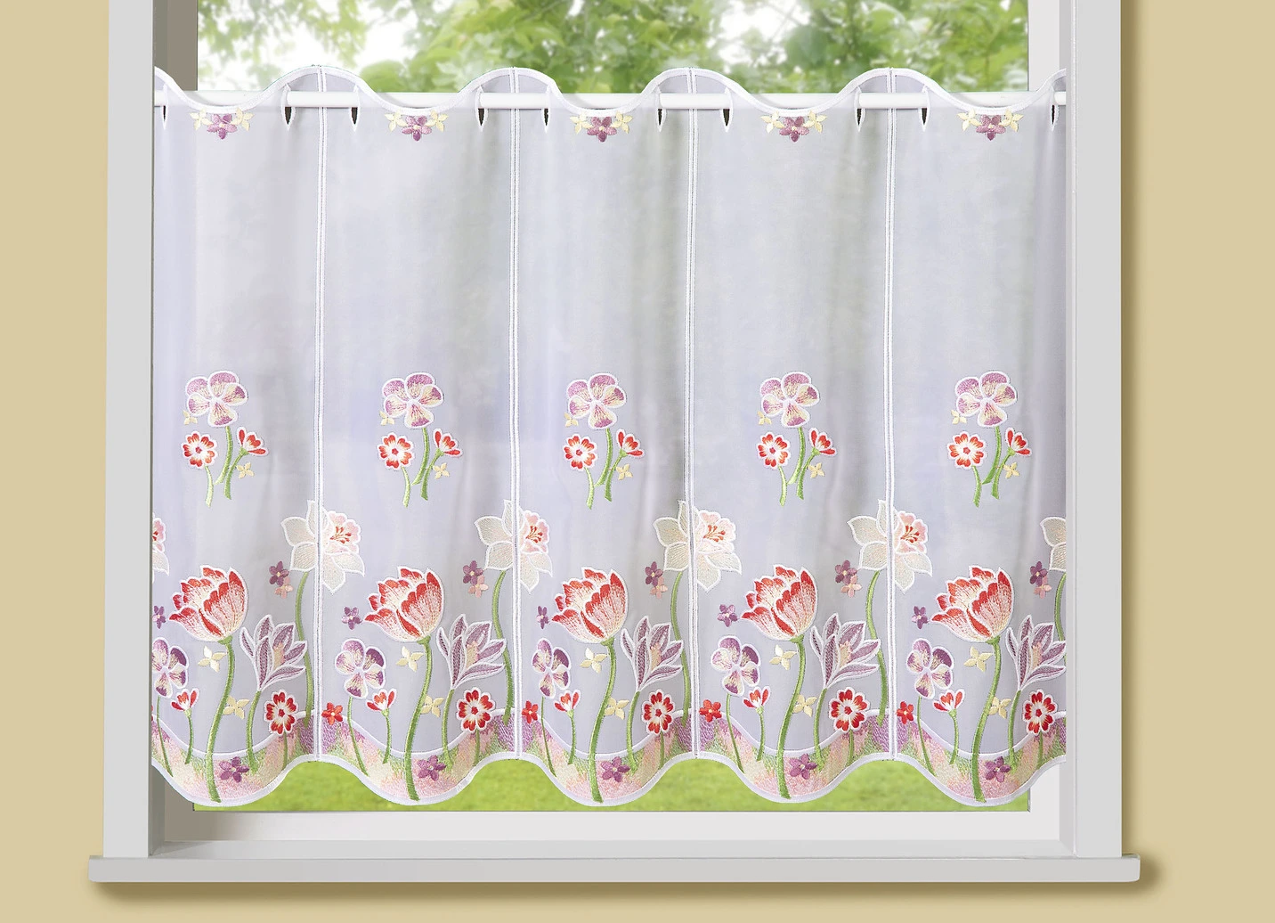 Kurzstore Mit Echter Plauener Stickerei 4 Kurzstore Mit Echter Plauener Stickerei – Bild 2