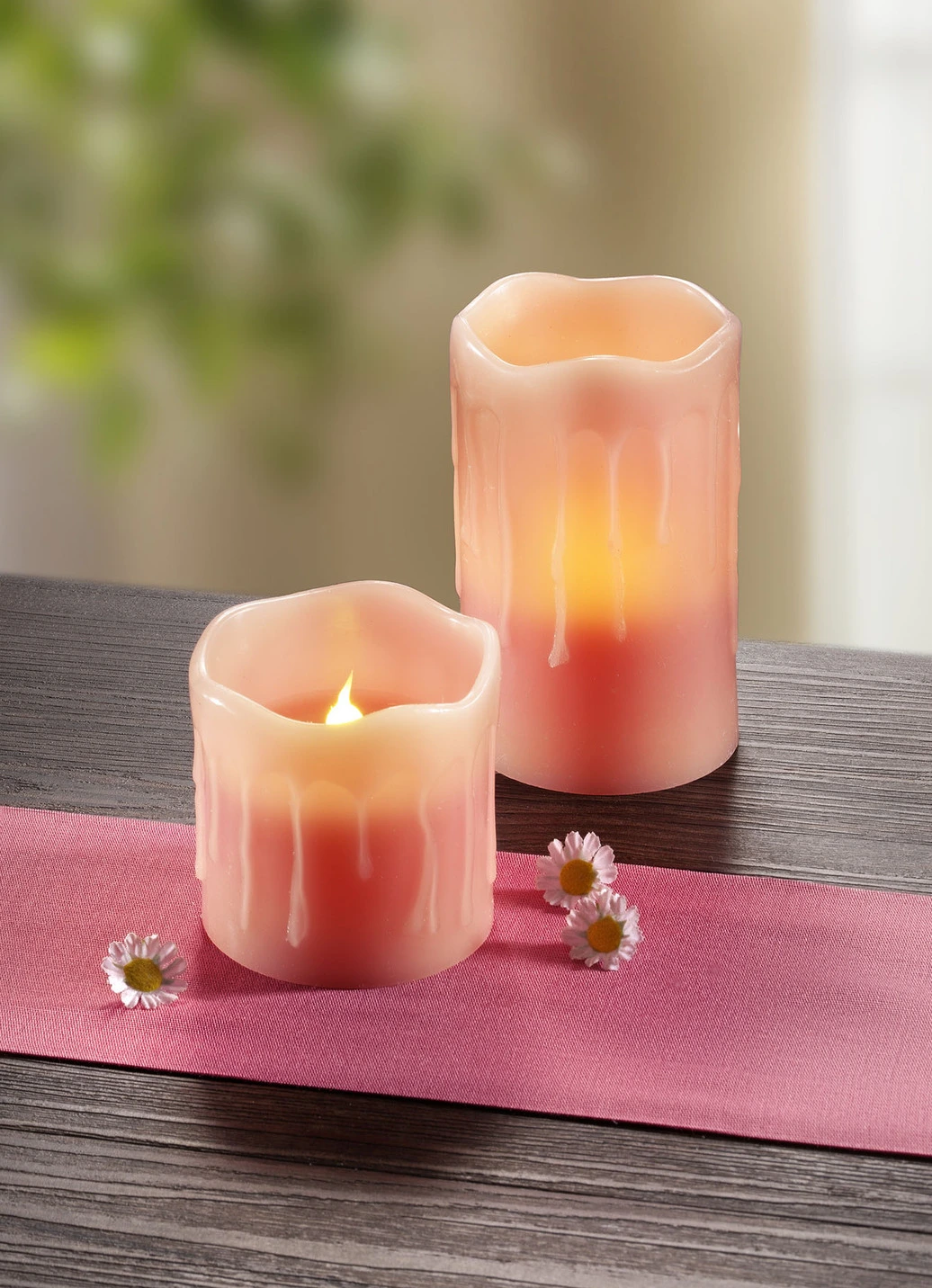 LED-Echtwachszerzen Mit Duft 4 LED-Echtwachszerzen Mit Duft – Bild 2