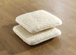 Licardo-Stuhlkissen, 2er-Set, Aus Reiner Schurwolle -Kunst Textilpflanzen Verkäufe licardo stuhlkissen 2er set aus reiner schurwolle farbe natur