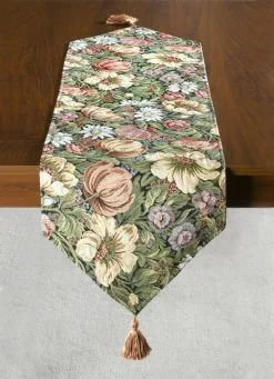 Prachtvolle Tisch- Und Raumdekoration In Hochwertiger, Schwerer Gobelin-Qualität