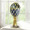 Spieluhr Mit Goldfarbenen Verzierungen Von Hand Bemalt -Kunst Textilpflanzen Verkäufe spieluhr mit goldfarbenen verzierungen von hand bemalt farbe blau