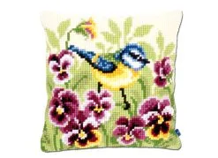 Stickkissen Blaumeise Mit Zubehör