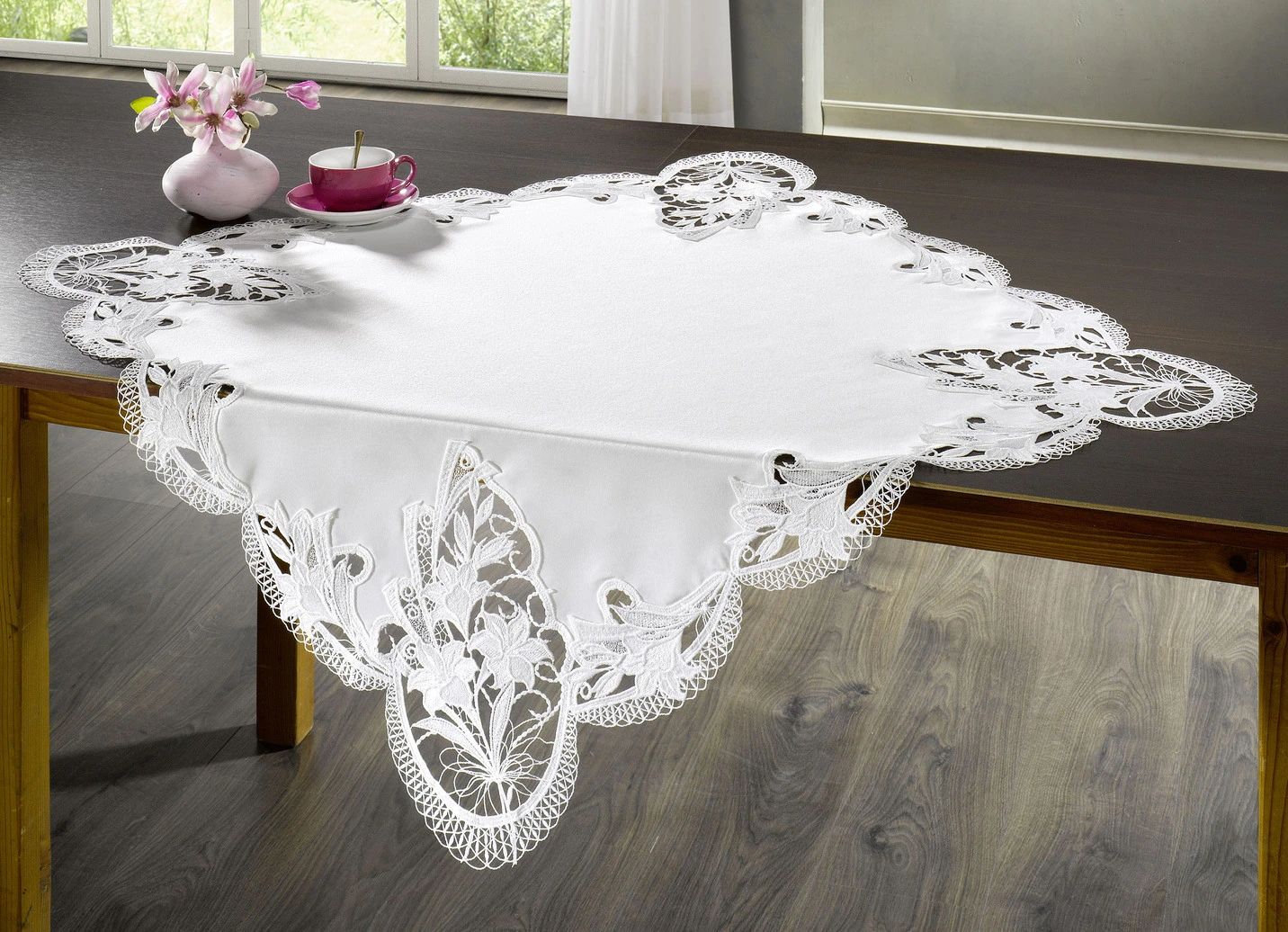 Tisch- Und Raumdekoration Aus Plauener Spitze 3 Tisch- Und Raumdekoration Aus Plauener Spitze
