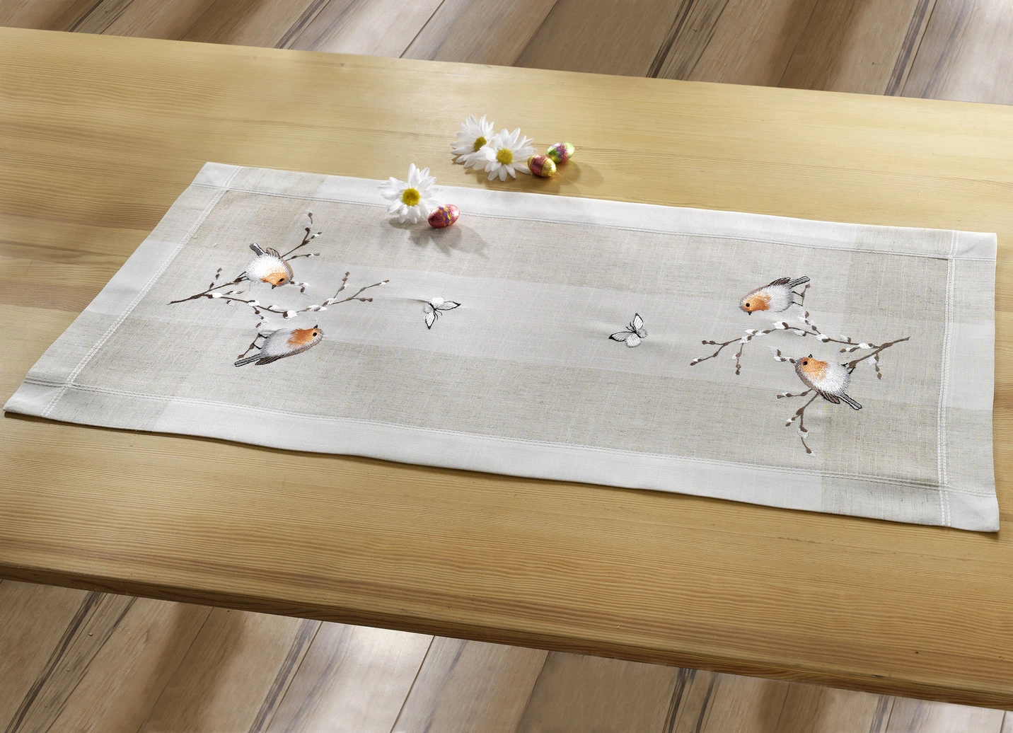 Tisch- Und Raumdekoration Mit Rotkehlchen-Motiv 4 Tisch- Und Raumdekoration Mit Rotkehlchen-Motiv – Bild 2