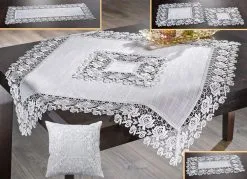 Tisch- Und Raumdekoration Mit Spitzenborte