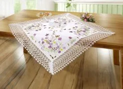 Tisch- Und Raumdekoration Mit Spitzenborte -Kunst Textilpflanzen Verkäufe tisch und raumdekoration mit spitzenborte farbe weiss bunt groesse 101 4