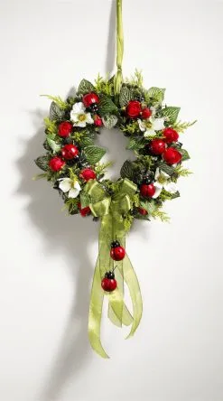 Wandkranz Mit Rosen Und Marienkäfern