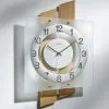 Wanduhr Mit Funkuhrwerk -Kunst Textilpflanzen Verkäufe wanduhr mit funkuhrwerk farbe buche 1