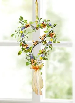 Weidenherz Mit 2 Kleinen Vögelchen