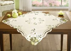 Zarte Gerberas Zieren Diese Accessoires -Kunst Textilpflanzen Verkäufe zarte gerberas zieren diese accessoires farbe ecru bunt groesse 190